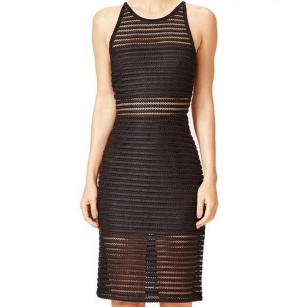 Parker Conner Dress Scoop Neck Knee Length Size M